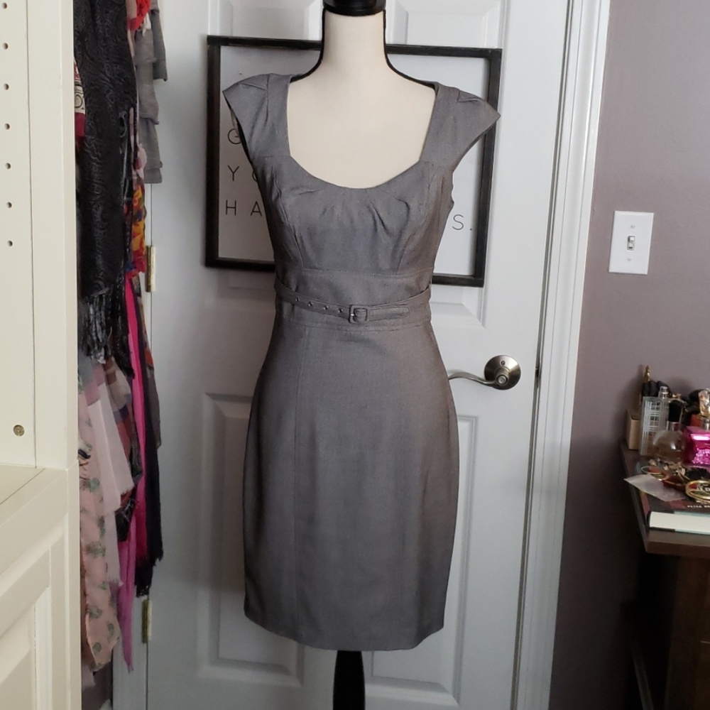 Grey business dress